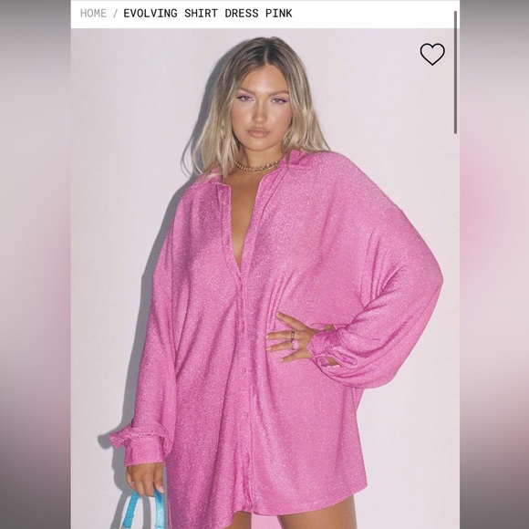 Princess Polly Dresses & Skirts - Pink Evolving Shirt Dress from Princess Polly